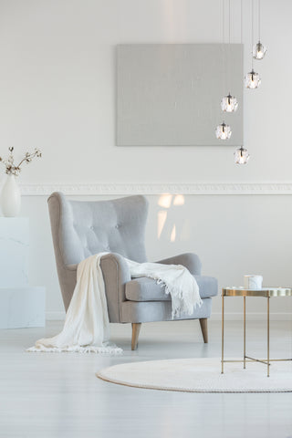 Eren 5 lights Chrome pendant