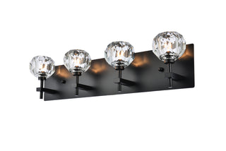Graham 4 Light Wall Sconce in Black