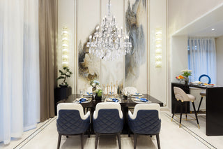 St. Francis 24 light Chrome Chandelier Clear Royal Cut Crystal