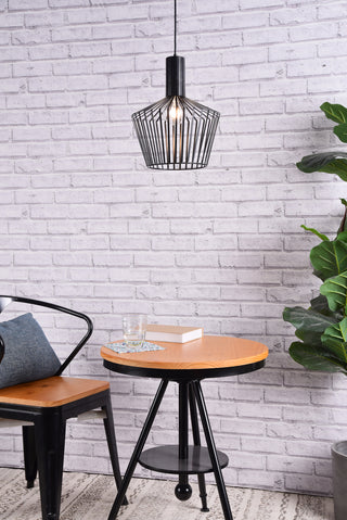 Ronnie 1 Light Black Pendant