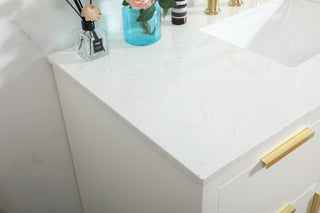 48 inch Single bathroom vanity in white