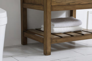 30 inch Single bathroom vanity in driftwood