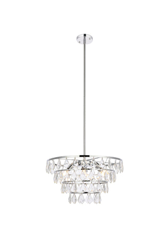 Ella 20 inch pendant in chrome