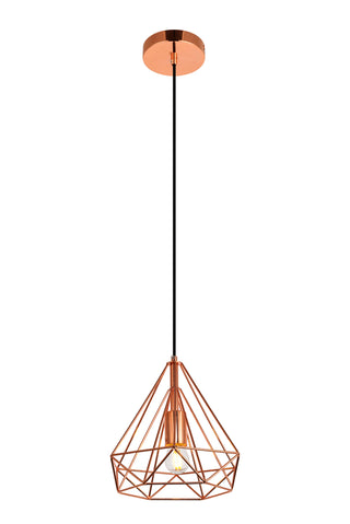Jago Collection Pendant D9.8 H9.8 Lt:1 Copper Finish