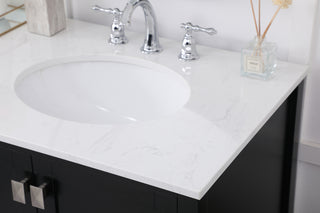 72 inch Double Bathroom Vanity in Black