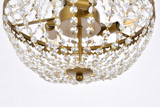 Valeria 14 inch pendant in brass