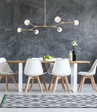 Zayne 6 Light Pendant in Gold