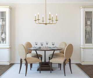 Cohen 30 inch pendant in brass