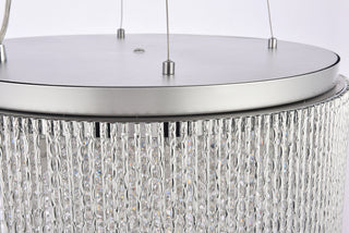 Influx 12 light Chrome Pendant Clear Royal Cut Crystal