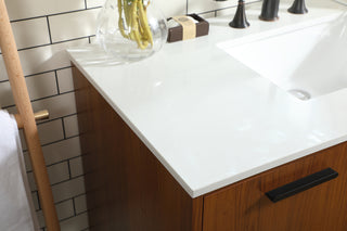 42 inch bathroom vanity in Teak