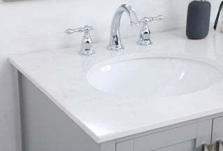 36 inch Single Bathroom Vanity in Gray