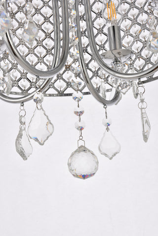 Elise 17 inch pendant in chrome