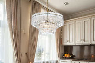 Emilia 21 inch Pendant Light in Satin Gold