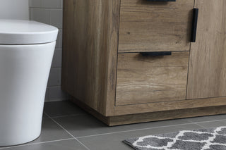 48 Inch SIngle Bathroom Vanity In Natural Oak
