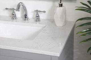 30 inch Single Bathroom Vanity in Grey