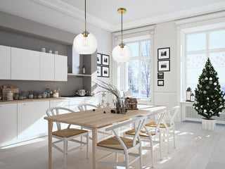 Baxter 1 Light Brass Pendant With Clear Glass