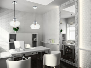 Destry 1 Light Chrome Pendant With Clear Glass