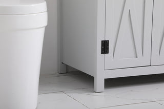 36 inch bathroom Vanity in Grey with Backsplash
