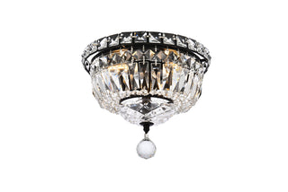 Tranquil 10 inch black flush mount