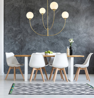 Nyomi 42 inch chandelier in Brass