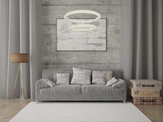 Bowen 32 inch Adjustable LED Chandelier in Satin Gold