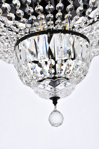 Tranquil 20 inch black flush mount
