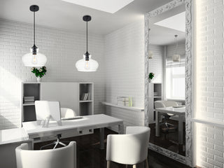 Destry 1 Light Black Pendant With Clear Glass
