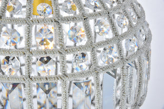 Olivia 1 light French Gold Pendant Clear Royal Cut Crystal