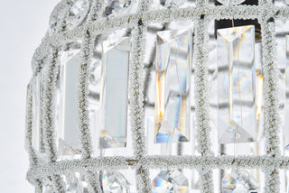 Olivia 1 light Dark Bronze Pendant Clear Royal Cut Crystal