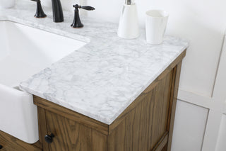 42 inch Single bathroom vanity in driftwood