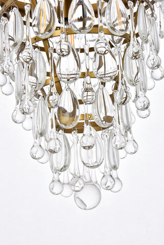 Nordic 3 lights brass pendant