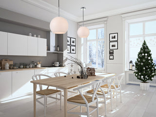 Baxter 1 Light Chrome Pendant With Frosted White Glass