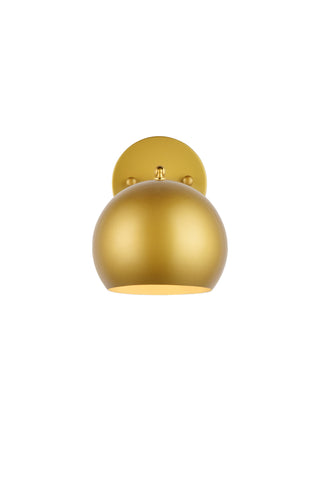Othello 1 light brass wall sconce