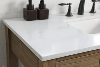 42 Inch ADA Compliant Bathroom Vanity In Natural Oak
