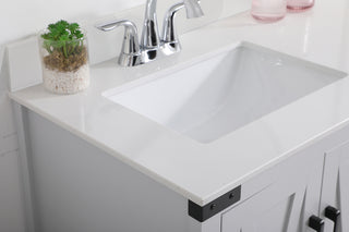 36 inch bathroom Vanity in Grey with Backsplash