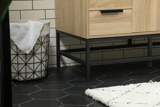 48 inch Single bathroom vanity in mango wood