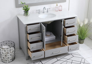 48 inch Single Bathroom Vanity in Gray