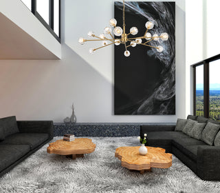 Graham 18 Light Pendant in Gold