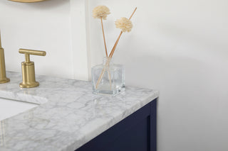 72 inch double bathroom vanity in blue