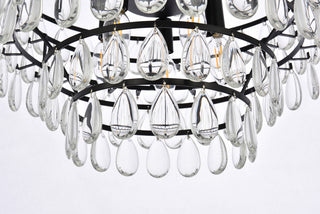 Mila 18 inch pendant in black