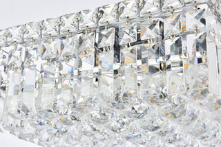 Maxime 4 light Chrome Flush Mount Clear Royal Cut Crystal