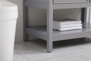 36 inch Single bathroom vanity in gray