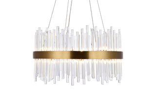 Dallas 16 light Gold Chandelier Clear Royal Cut Crystal