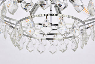 Ella 28 inch pendant in chrome