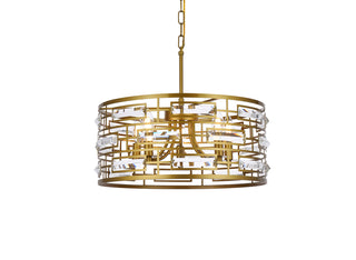 Kennedy 18.5 inch pendant in brass