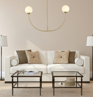 Nyomi 42 inch chandelier in Brass