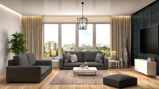 Maddox Collection Pendant D12.5 H18.25 Lt:3 Black Finish