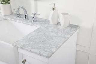 42 inch Single bathroom vanity in white