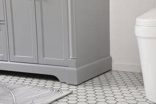 60 inch double bathroom vanity in Grey