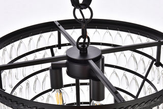 Nordic 5 lights black pendant